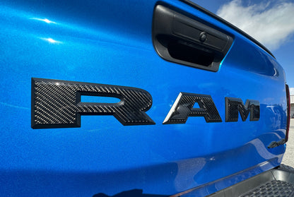Tailgate Letter Overlays Fits 2025-2027 Ram 2500/3500