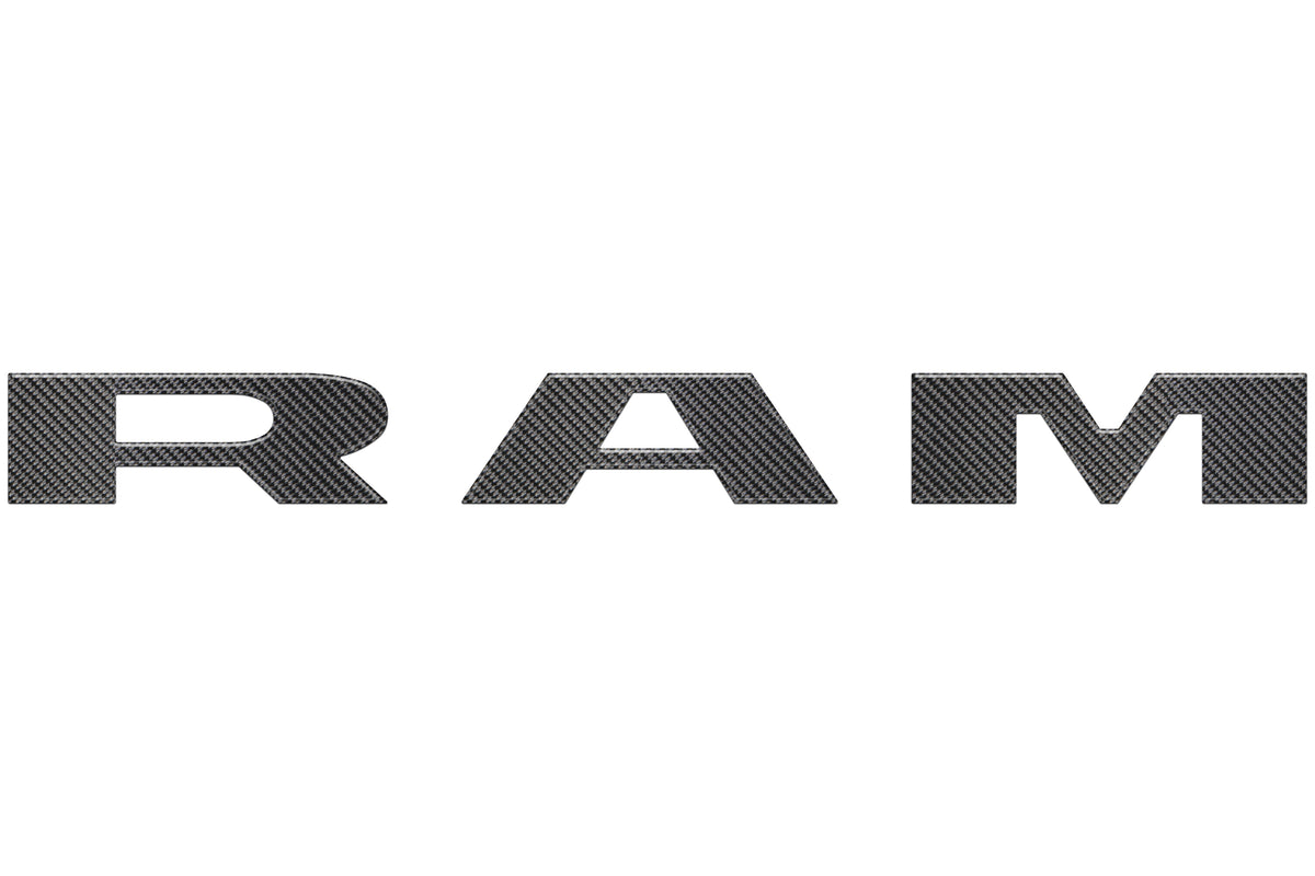 Tailgate Letter Overlays Fits 2025-2027 Ram 2500/3500