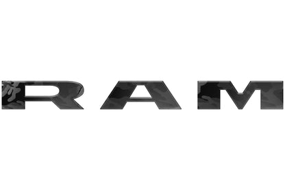 Tailgate Letter Overlays Fits 2025-2027 Ram 2500/3500