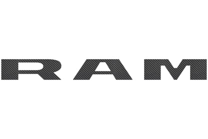 Tailgate Letter Overlays Fits 2025-2027 Ram 2500/3500