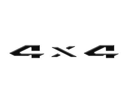 4x4 Tailgate Emblem Letter Overlays Fits 2025-2027 Ram 1500/2500/3500