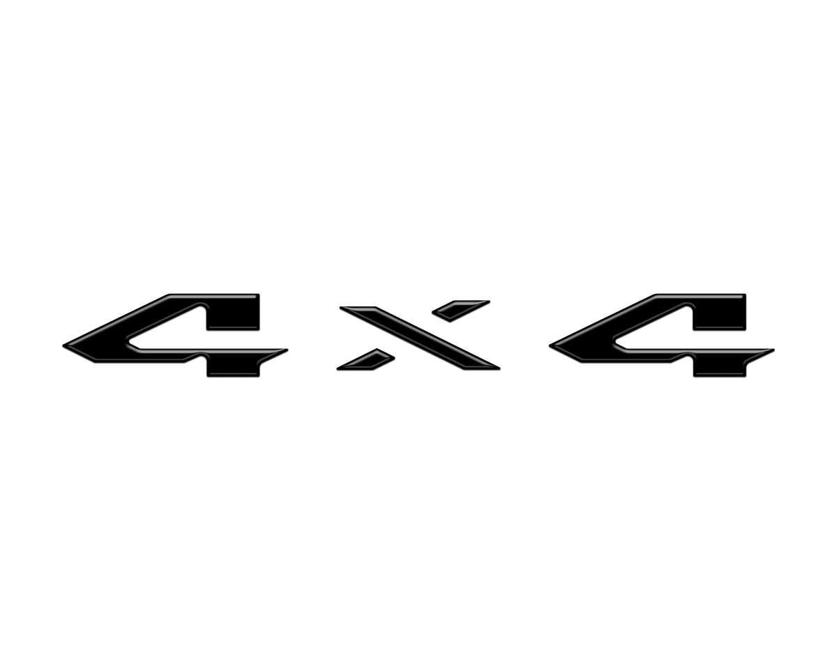 4x4 Tailgate Emblem Letter Overlays Fits 2025-2027 Ram 1500/2500/3500