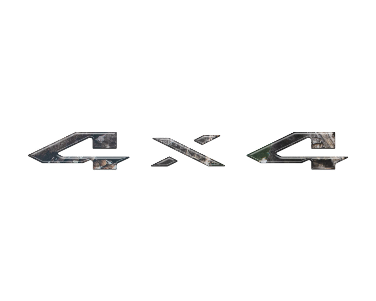 4x4 Tailgate Emblem Letter Overlays Fits 2025-2027 Ram 1500/2500/3500