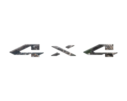 4x4 Tailgate Emblem Letter Overlays Fits 2025-2027 Ram 1500/2500/3500