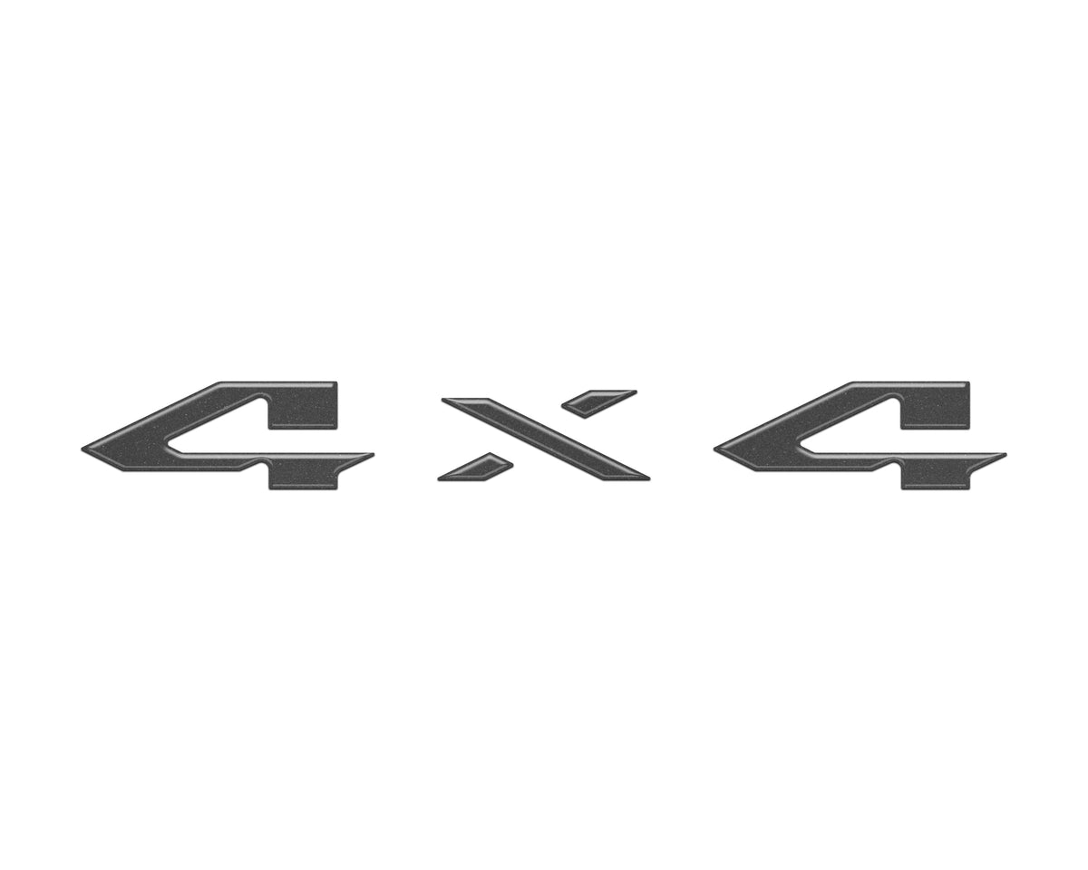 4x4 Tailgate Emblem Letter Overlays Fits 2025-2027 Ram 1500/2500/3500