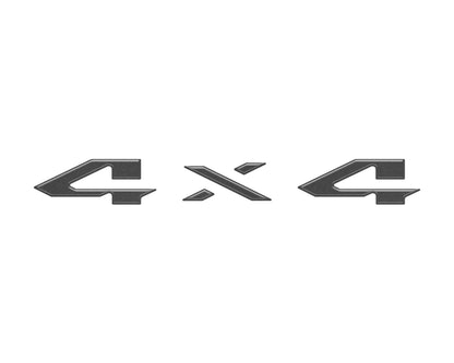 4x4 Tailgate Emblem Letter Overlays Fits 2025-2027 Ram 1500/2500/3500