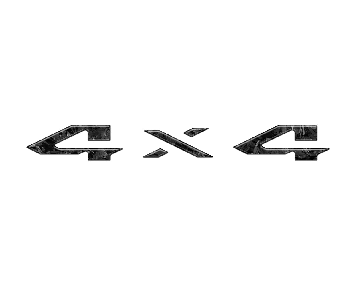 4x4 Tailgate Emblem Letter Overlays Fits 2025-2027 Ram 1500/2500/3500