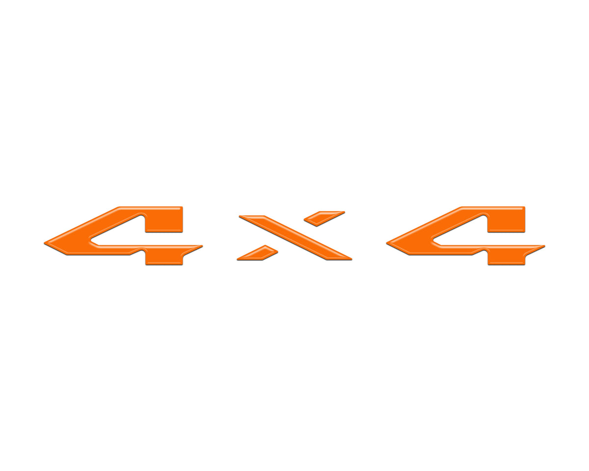 4x4 Tailgate Emblem Letter Overlays Fits 2025-2027 Ram 1500/2500/3500