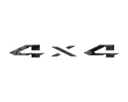 4x4 Tailgate Emblem Letter Overlays Fits 2025-2027 Ram 1500/2500/3500