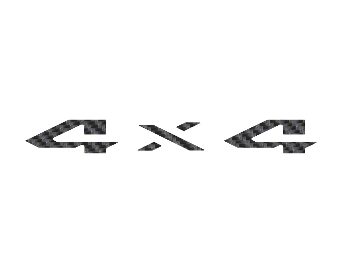 4x4 Tailgate Emblem Letter Overlays Fits 2025-2027 Ram 1500/2500/3500