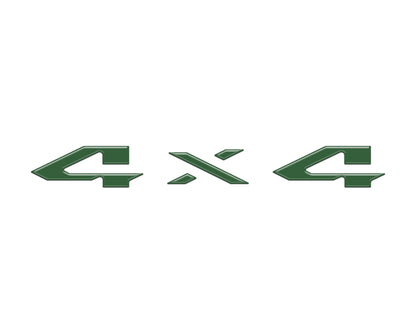 4x4 Tailgate Emblem Letter Overlays Fits 2025-2027 Ram 1500/2500/3500