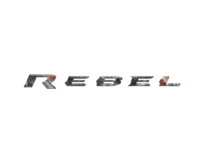 Rebel Tailgate Emblem Letter Inserts Fits 2025-2027 Ram 1500/2500/3500