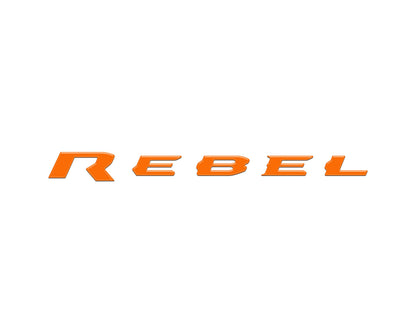 Rebel Tailgate Emblem Letter Inserts Fits 2025-2027 Ram 1500/2500/3500