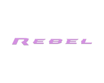 Rebel Tailgate Emblem Letter Inserts Fits 2025-2027 Ram 1500/2500/3500