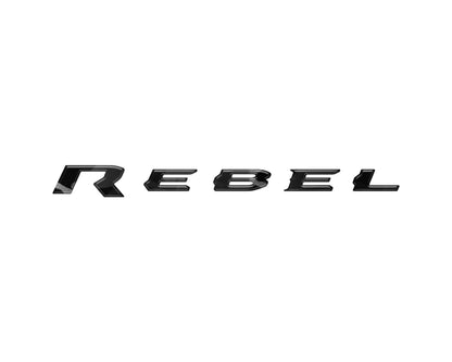 Rebel Tailgate Emblem Letter Inserts Fits 2025-2027 Ram 1500/2500/3500