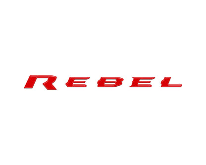 Rebel Tailgate Emblem Letter Inserts Fits 2025-2027 Ram 1500/2500/3500