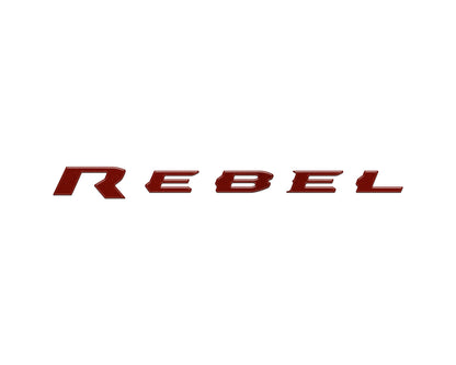 Rebel Tailgate Emblem Letter Inserts Fits 2025-2027 Ram 1500/2500/3500