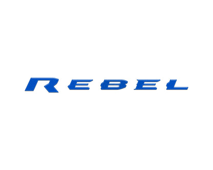 Rebel Tailgate Emblem Letter Inserts Fits 2025-2027 Ram 1500/2500/3500