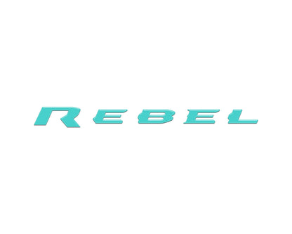Rebel Tailgate Emblem Letter Inserts Fits 2025-2027 Ram 1500/2500/3500