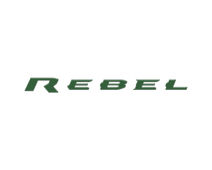 Rebel Tailgate Emblem Letter Inserts Fits 2025-2027 Ram 1500/2500/3500
