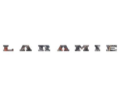 Laramie Tailgate Emblem Letter Inserts Fits 2025-2027 Ram 1500/2500/3500