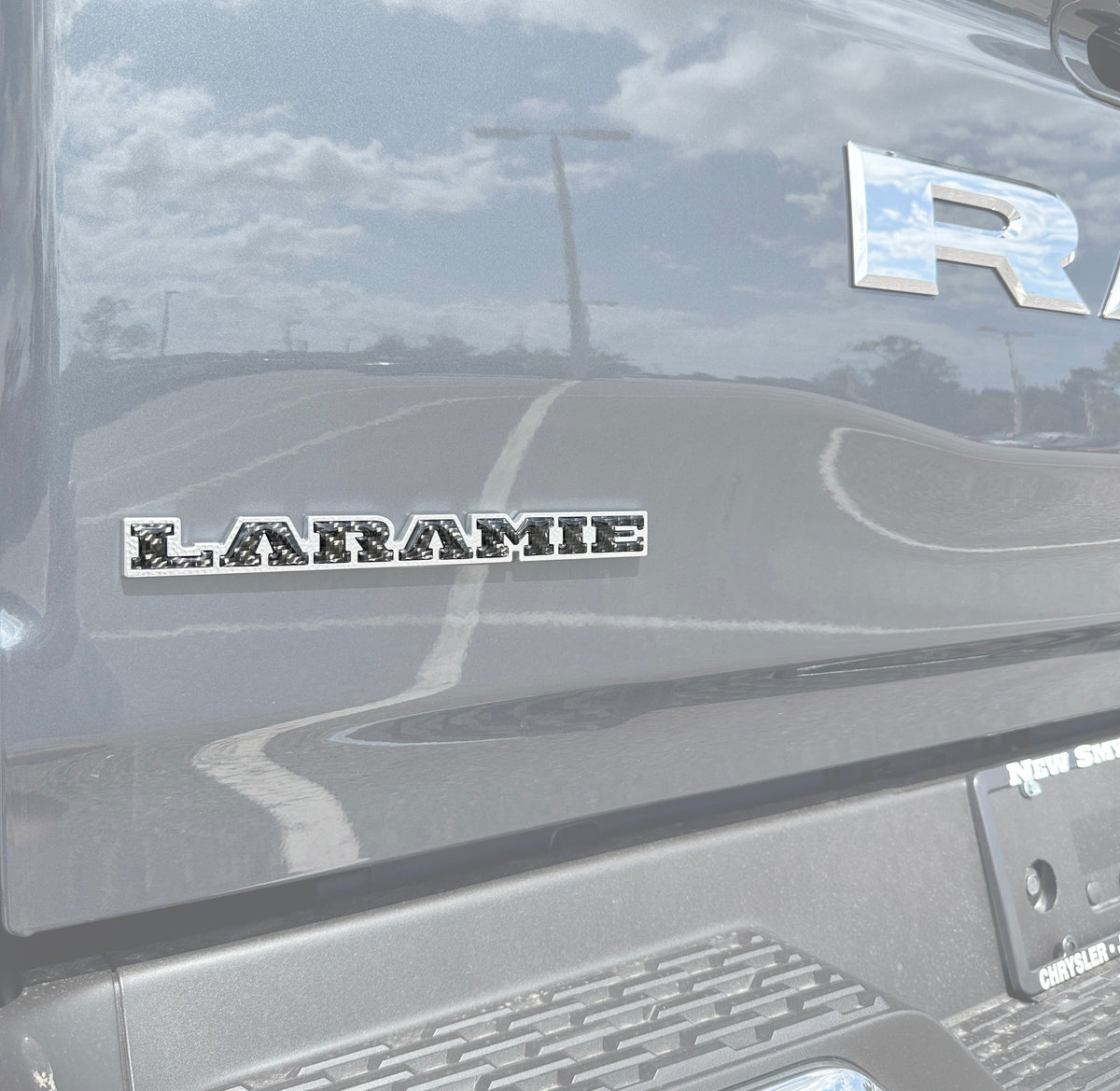 Laramie Tailgate Emblem Letter Inserts Fits 2025-2027 Ram 1500/2500/3500