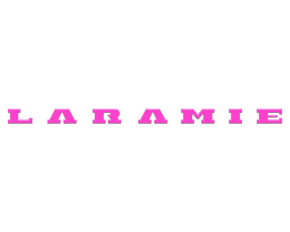 Laramie Tailgate Emblem Letter Inserts Fits 2025-2027 Ram 1500/2500/3500