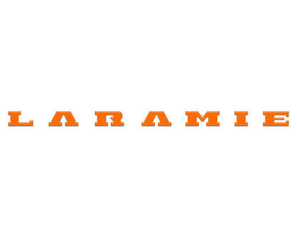 Laramie Tailgate Emblem Letter Inserts Fits 2025-2027 Ram 1500/2500/3500