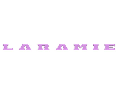 Laramie Tailgate Emblem Letter Inserts Fits 2025-2027 Ram 1500/2500/3500