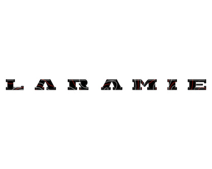 Laramie Tailgate Emblem Letter Inserts Fits 2025-2027 Ram 1500/2500/3500