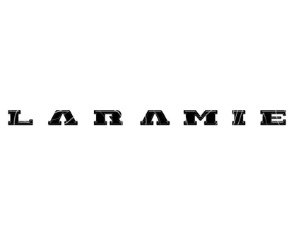 Laramie Tailgate Emblem Letter Inserts Fits 2025-2027 Ram 1500/2500/3500