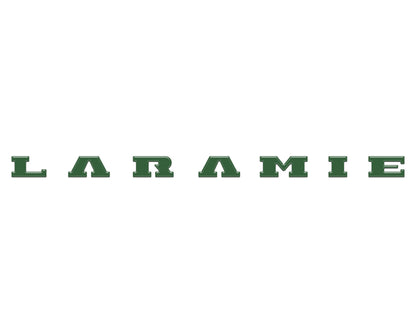 Laramie Tailgate Emblem Letter Inserts Fits 2025-2027 Ram 1500/2500/3500