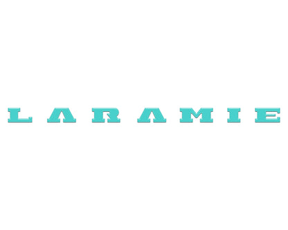 Laramie Tailgate Emblem Letter Inserts Fits 2025-2027 Ram 1500/2500/3500