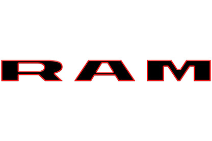 Tailgate Letter Overlays Fits 2025-2027 Ram 2500/3500