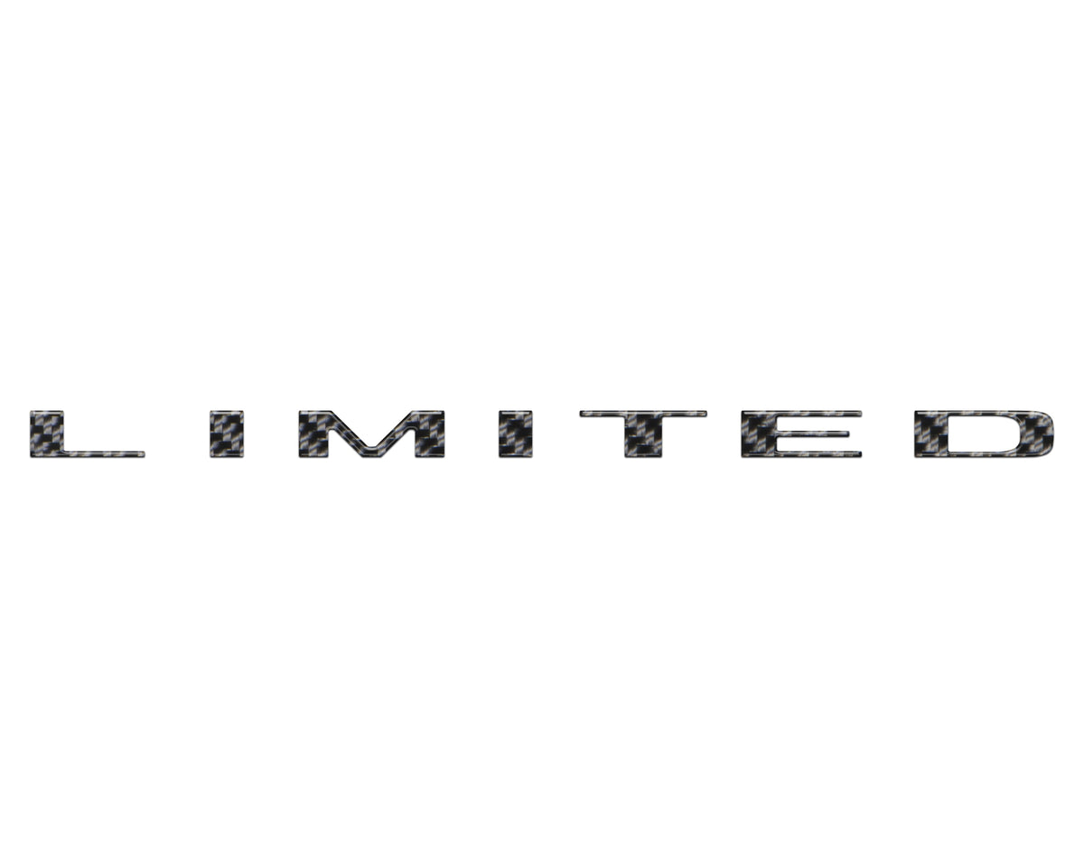 Limited Tailgate Emblem Letter Overlays Fits 2025-2027 Ram 1500/2500/3500