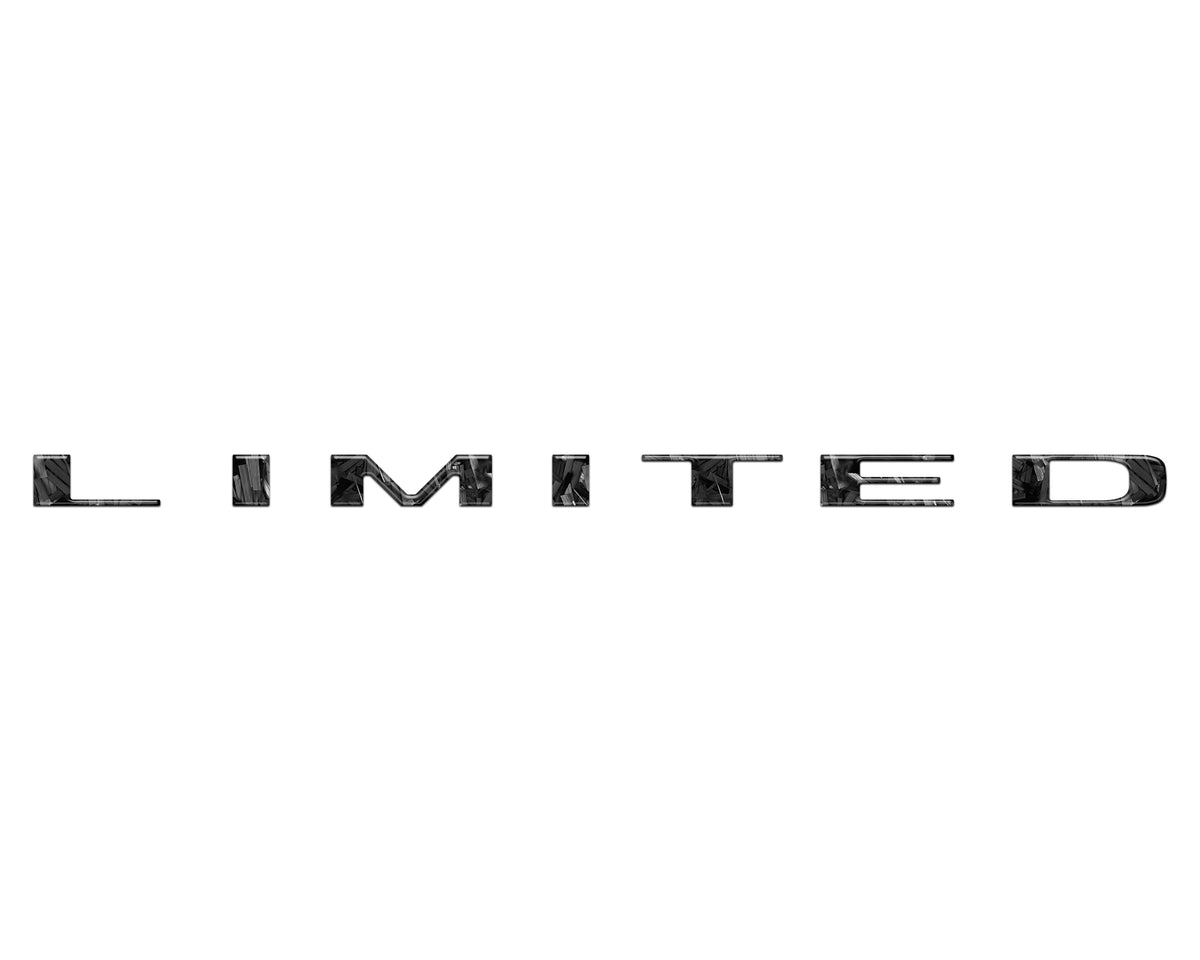 Limited Tailgate Emblem Letter Overlays Fits 2025-2027 Ram 1500/2500/3500