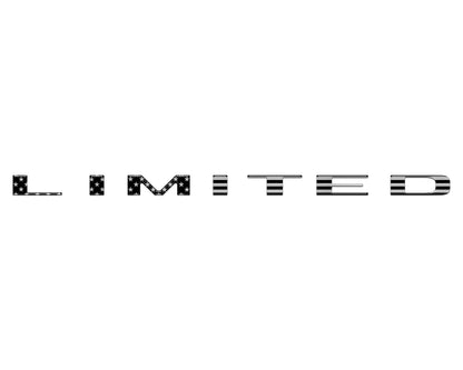 Limited Tailgate Emblem Letter Overlays Fits 2025-2027 Ram 1500/2500/3500