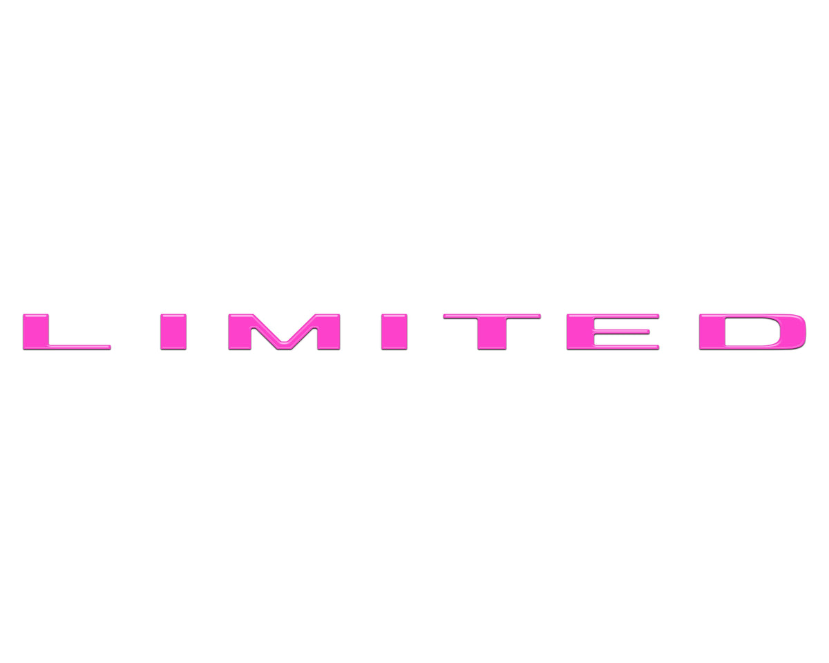 Limited Tailgate Emblem Letter Overlays Fits 2025-2027 Ram 1500/2500/3500