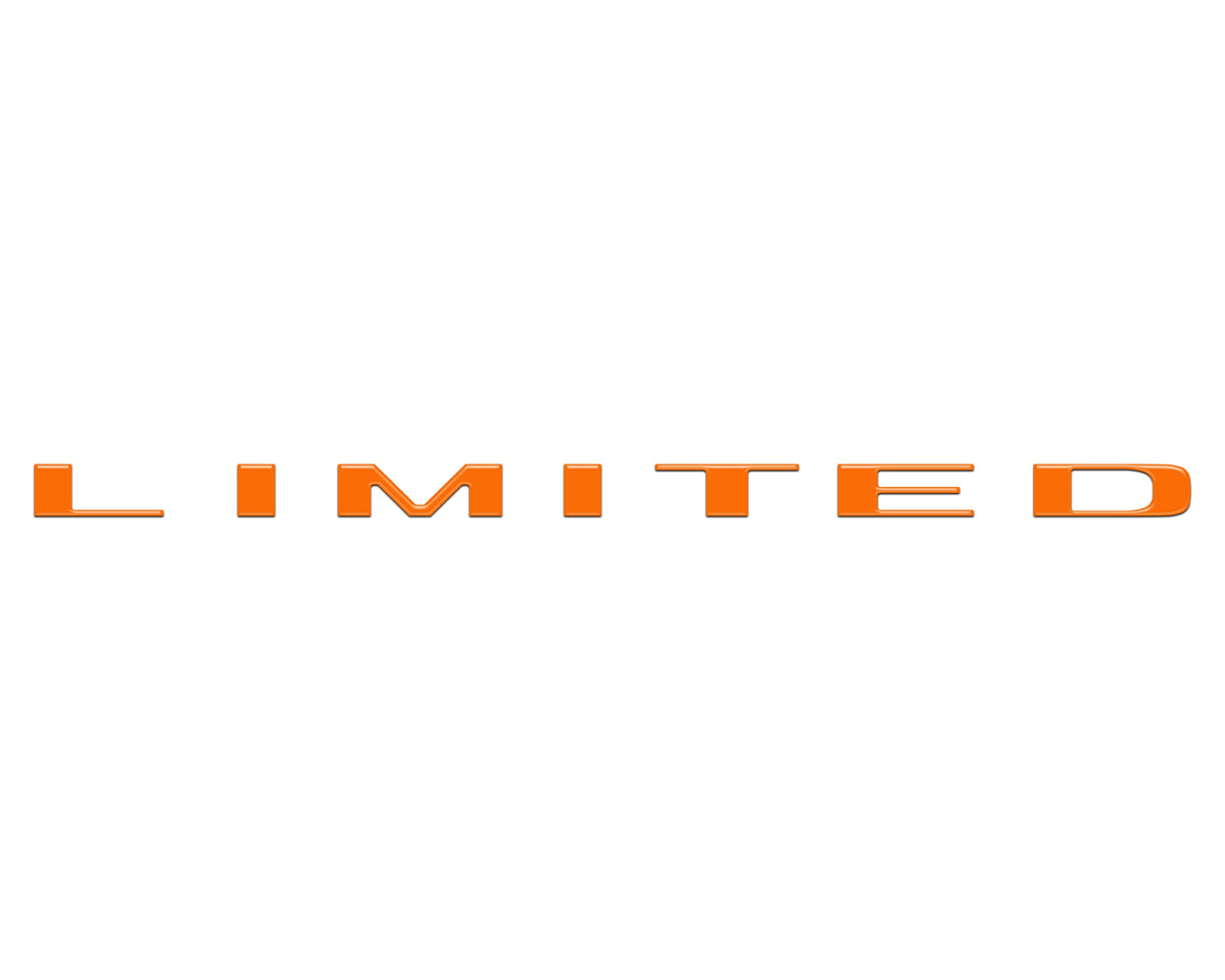Limited Tailgate Emblem Letter Overlays Fits 2025-2027 Ram 1500/2500/3500
