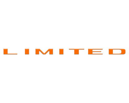 Limited Tailgate Emblem Letter Overlays Fits 2025-2027 Ram 1500/2500/3500