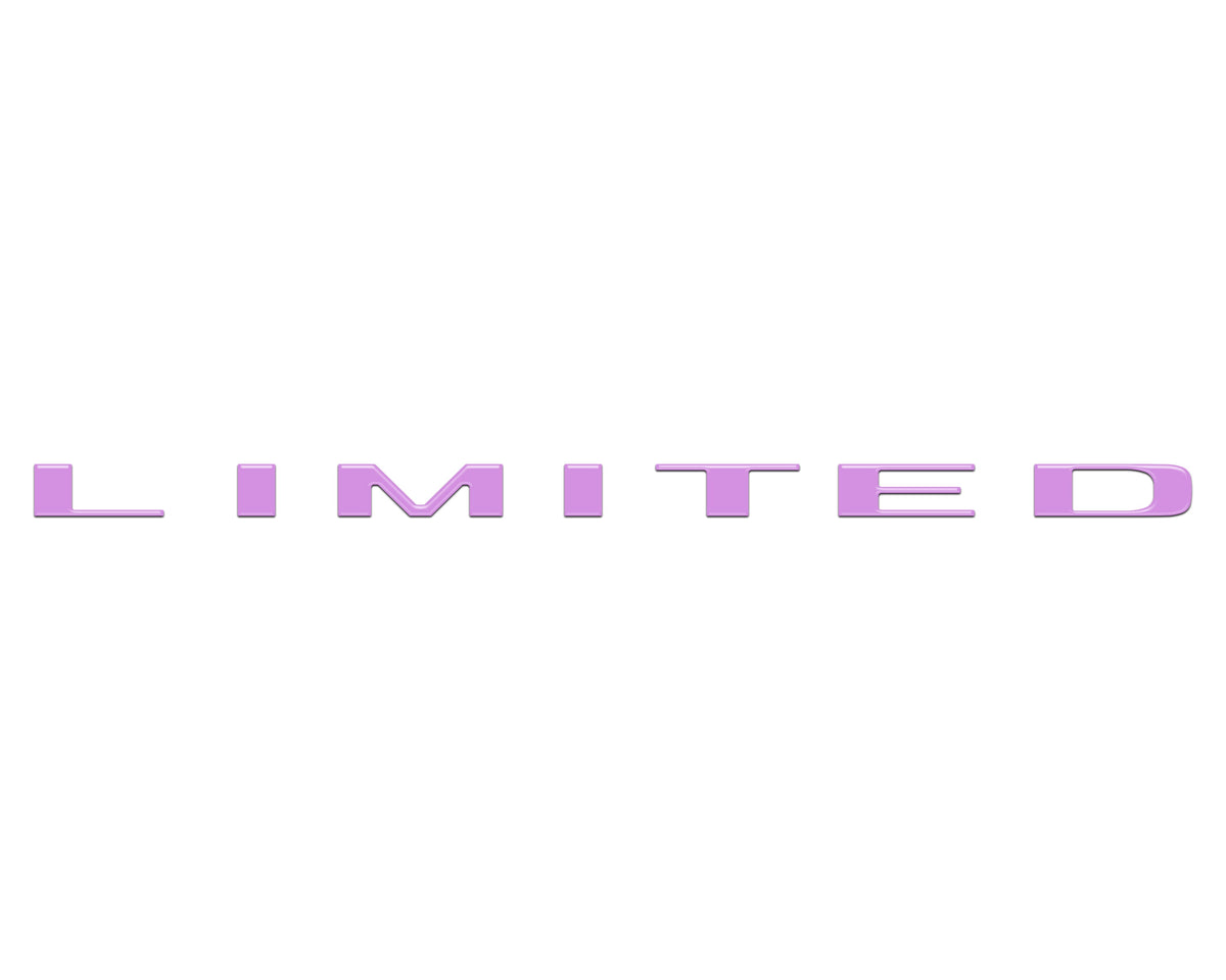 Limited Tailgate Emblem Letter Overlays Fits 2025-2027 Ram 1500/2500/3500