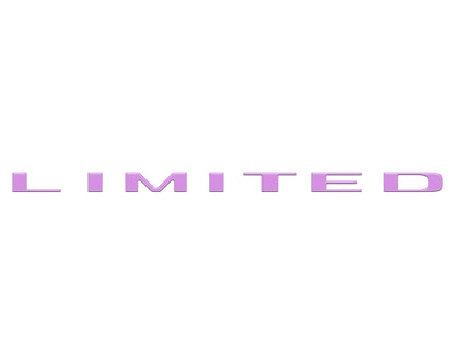 Limited Tailgate Emblem Letter Overlays Fits 2025-2027 Ram 1500/2500/3500