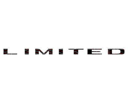 Limited Tailgate Emblem Letter Overlays Fits 2025-2027 Ram 1500/2500/3500