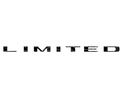 Limited Tailgate Emblem Letter Overlays Fits 2025-2027 Ram 1500/2500/3500
