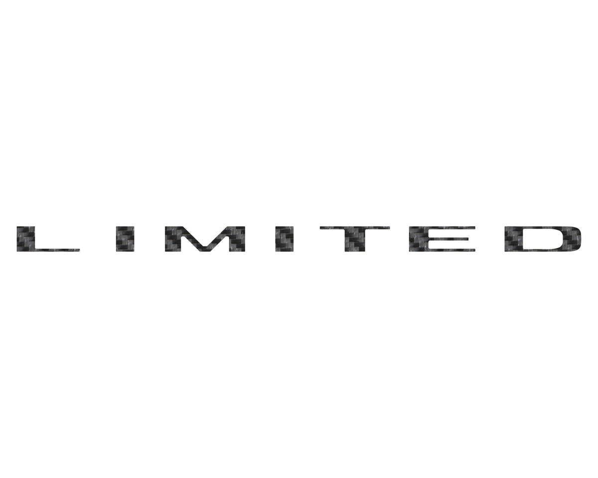 Limited Tailgate Emblem Letter Overlays Fits 2025-2027 Ram 1500/2500/3500