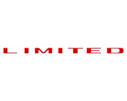 Limited Tailgate Emblem Letter Overlays Fits 2025-2027 Ram 1500/2500/3500