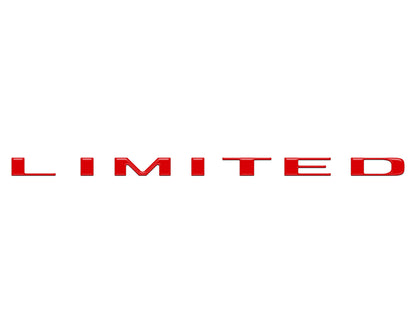 Limited Tailgate Emblem Letter Overlays Fits 2025-2027 Ram 1500/2500/3500