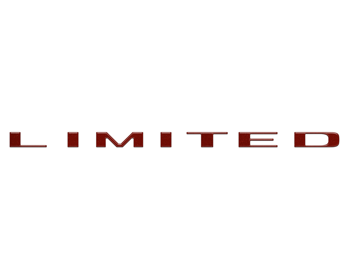 Limited Tailgate Emblem Letter Overlays Fits 2025-2027 Ram 1500/2500/3500