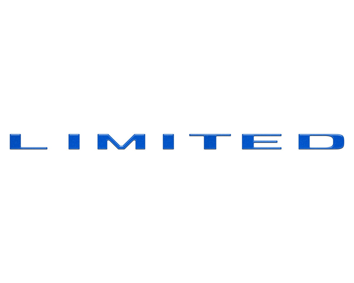 Limited Tailgate Emblem Letter Overlays Fits 2025-2027 Ram 1500/2500/3500