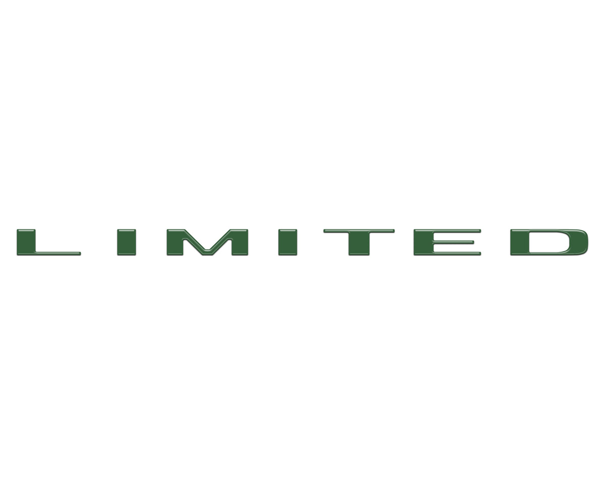 Limited Tailgate Emblem Letter Overlays Fits 2025-2027 Ram 1500/2500/3500